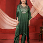 Pine Green Silk Co-Ord Set