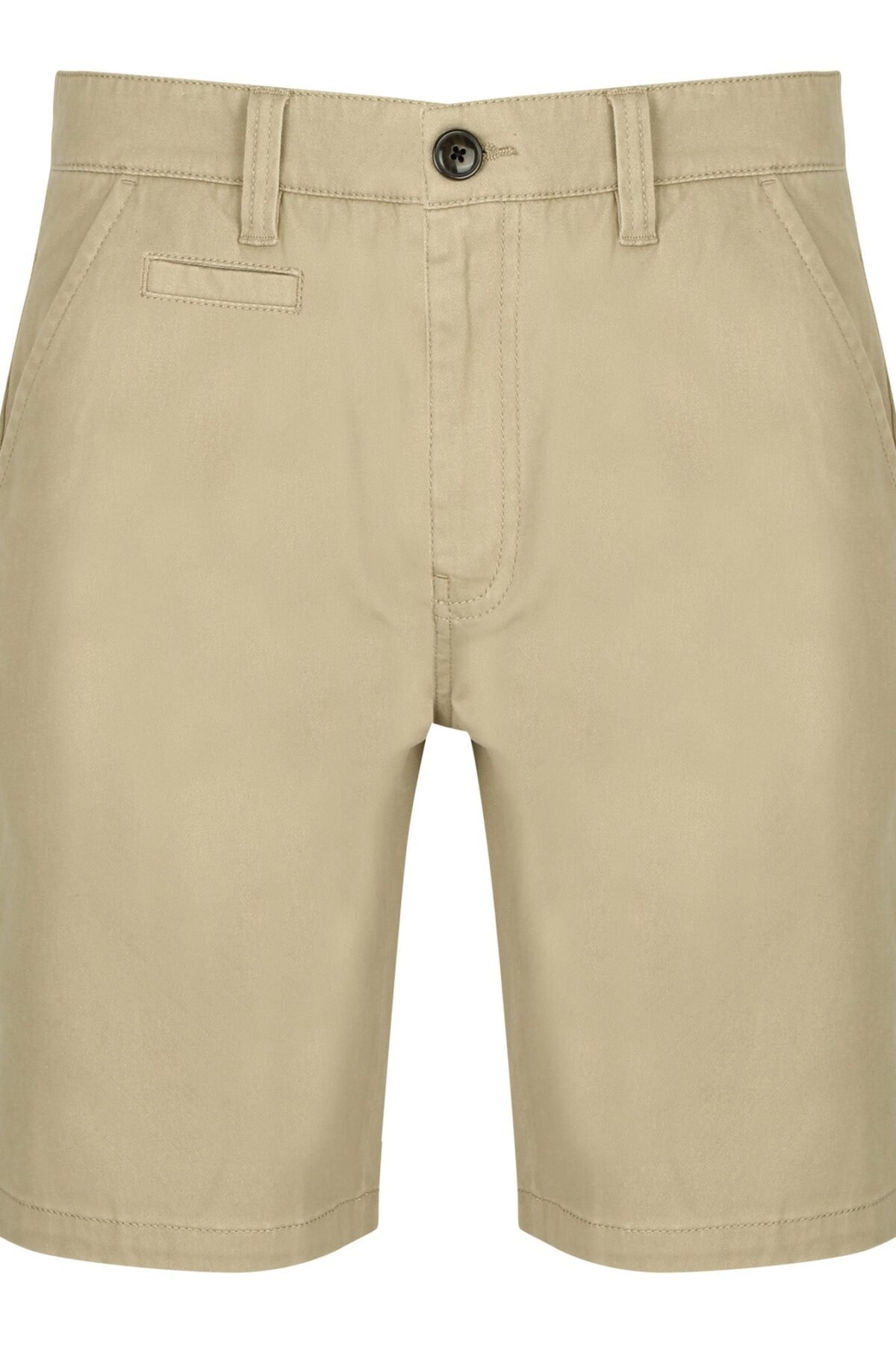 Scotch Cotton Twill Chino Shorts with Stretch In Stone