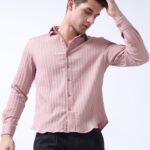 Pink LuxeRhythm Shirt for Stylish Outfits for Men