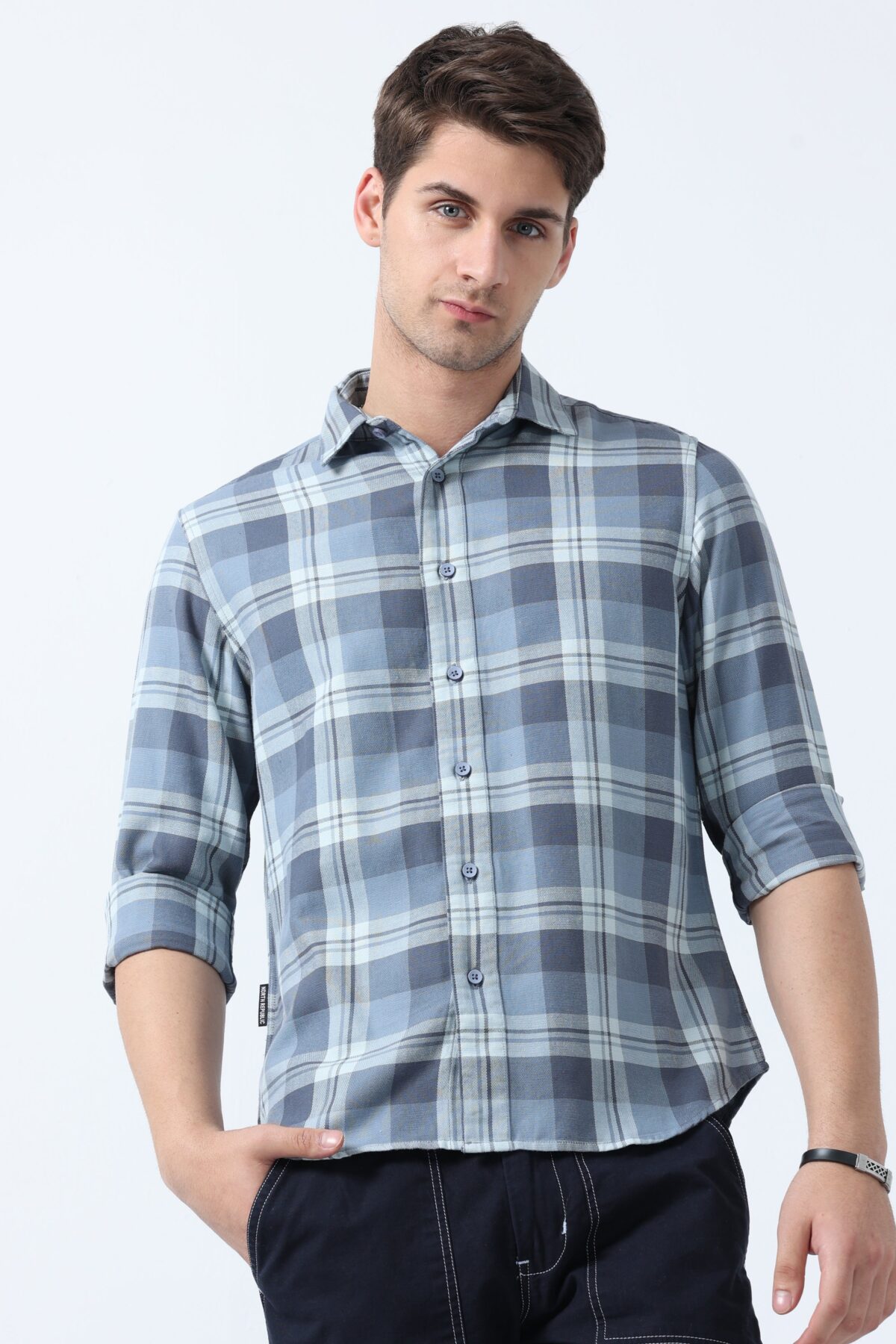 Men Heritage Tartan Check Shirt | Deep Crimson