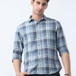 Men Heritage Tartan Check Shirt | Deep Crimson