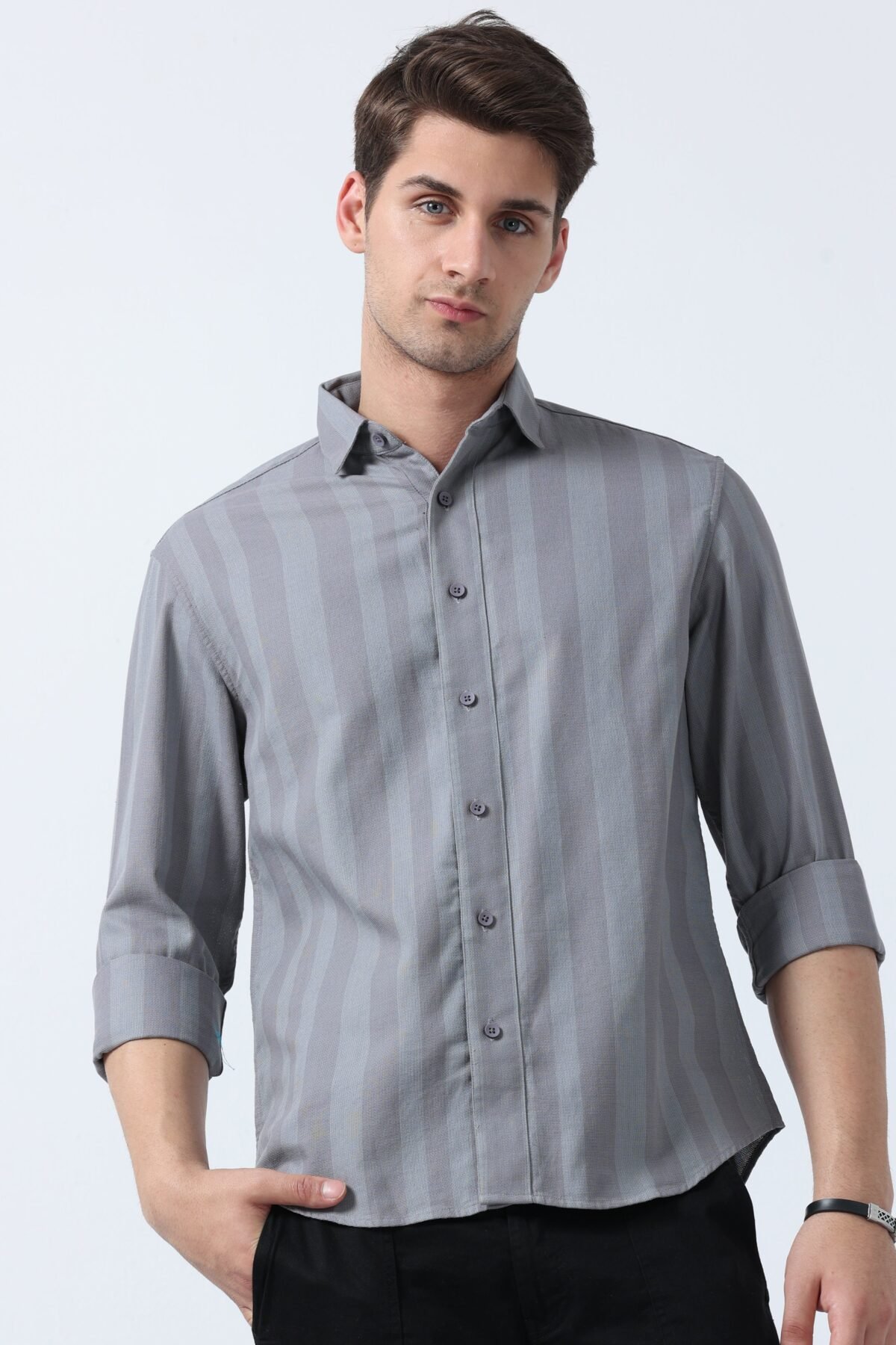 Striped Full Sleeve Shirt for Men