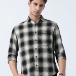 Men Rugged Buffalo Check Shirt | Fire Red