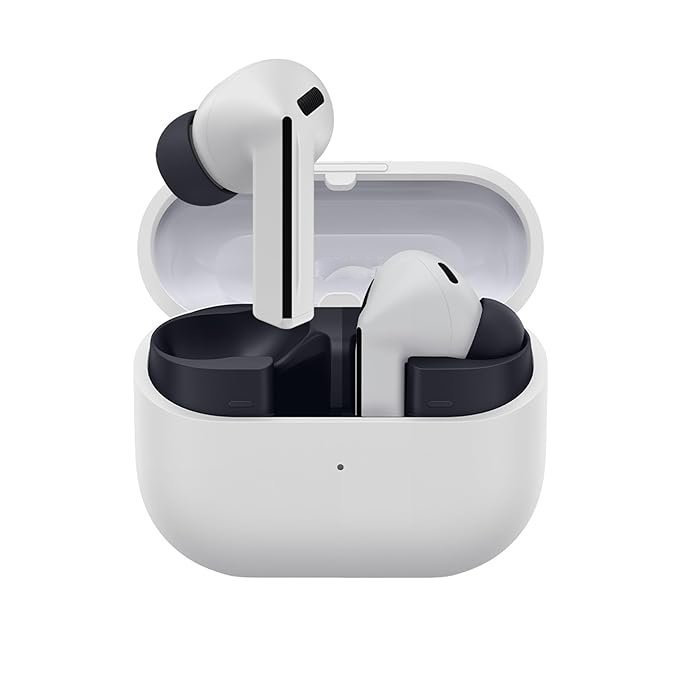White Galaxy Buds3 FE (Gray) with  AI | ANC | 360-Audio | IP54 | 11mm Dynamic Driver