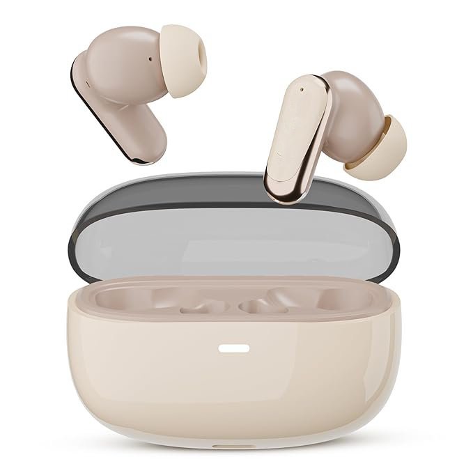 Aura ANC Earbuds Wireless, 32dB ANC Ear Buds with ENC, Low Latency Gaming Earbuds with 35ms Mode
