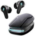 Black Astra Neo Bluetooth in Ear Earbuds with 70H Playtime, 40mm Bass Driver, Zen ENC Mic, Type-C Fast Charging