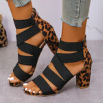 Catwalk Leopard Block Heel