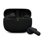 Black Wave Beam 2 Ear Buds Wireless BluetoothV5.3, Active Noise Cancellation Earbuds,Multi Connect, App for Customized Extra Bass
