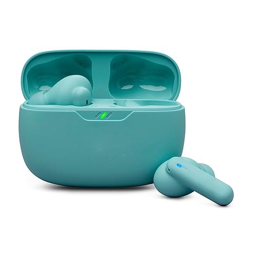 Blue Wave Beam 2 Ear Buds Wireless BluetoothV5.3, Active Noise Cancellation Earbuds,Multi Connect, App for Customized Extra Bass