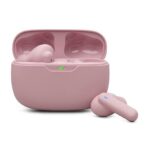 Pink Wave Beam 2 Ear Buds Wireless BluetoothV5.3, Active Noise Cancellation Earbuds,Multi Connect, App for Customized Extra Bass