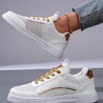 Halo Mesh Chrome Sneaker