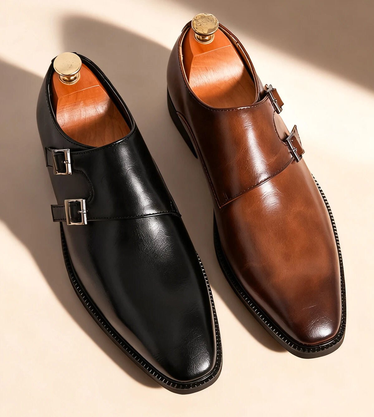 Double Monk Buckle Loafer