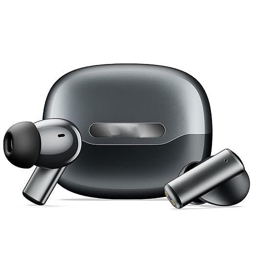Grey Airdopes Prime 701 ANC, 46dB Hybrid ANC, 50Hr Battery, Real Spatial Audio,Multidevice Connect,App Support, Bluetooth Earbuds