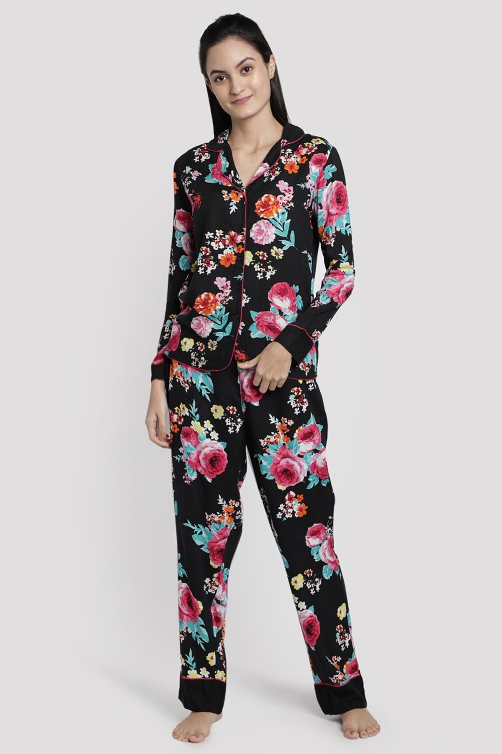 Midnight Rose Pyjama Set