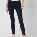 Dark Blue Mid Rise Wendy Skinny Jeggings