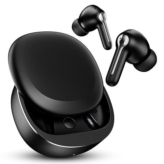 2026 Launch Black Airdopes Prime 511, Volume Swipe Control, 50hrs Battery, 4Mics ENx, Multipoint Connection, App Support