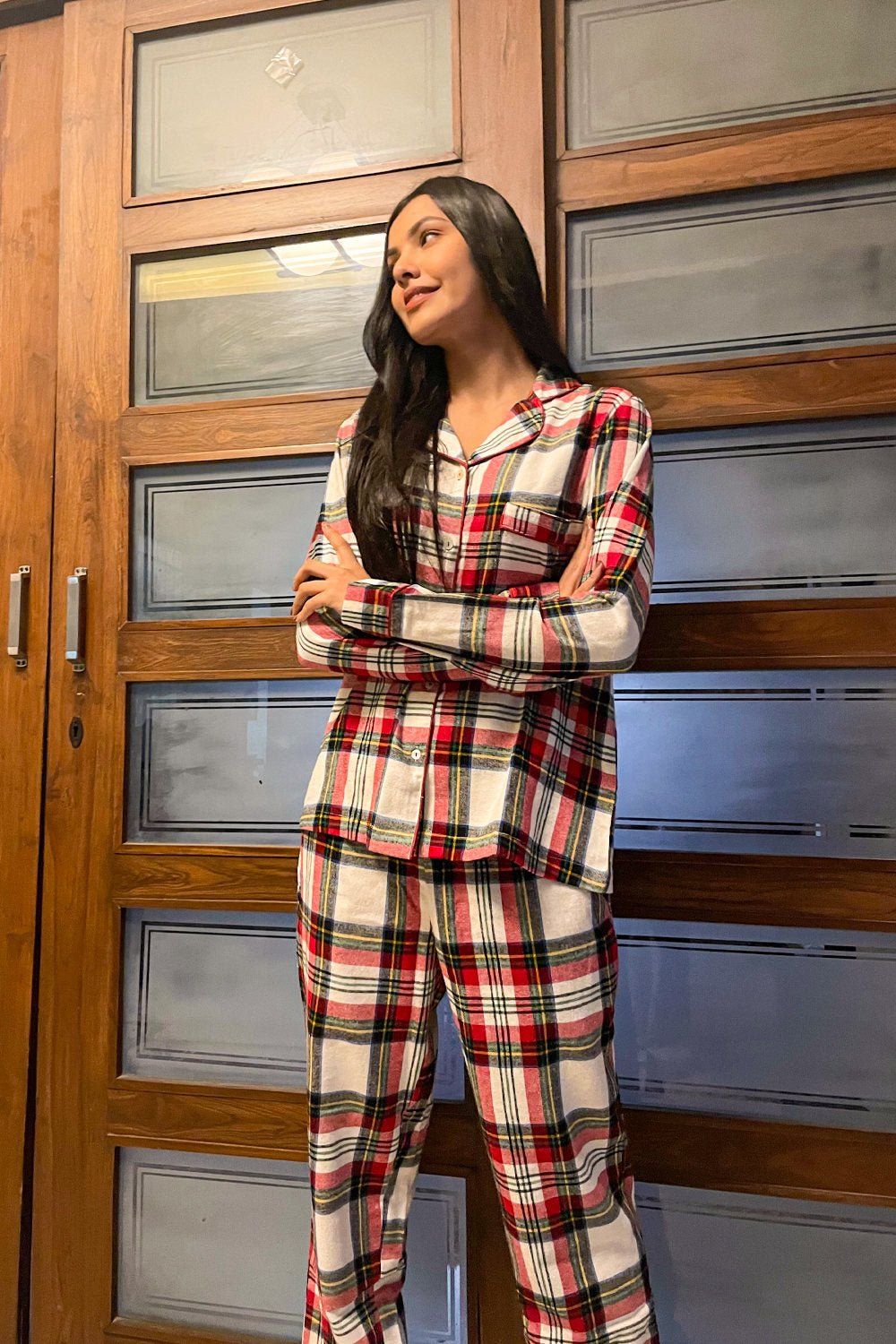 Red Matches Flannel Pyjama Set