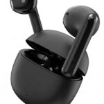 Buds Mini Truly Black Wireless Earbuds (2026) | Half in-Ear Design | 40H Playtime | Quad Mic ENC for Clear Calls