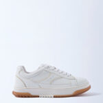 Fast Wear White Lace-Up Sneakers