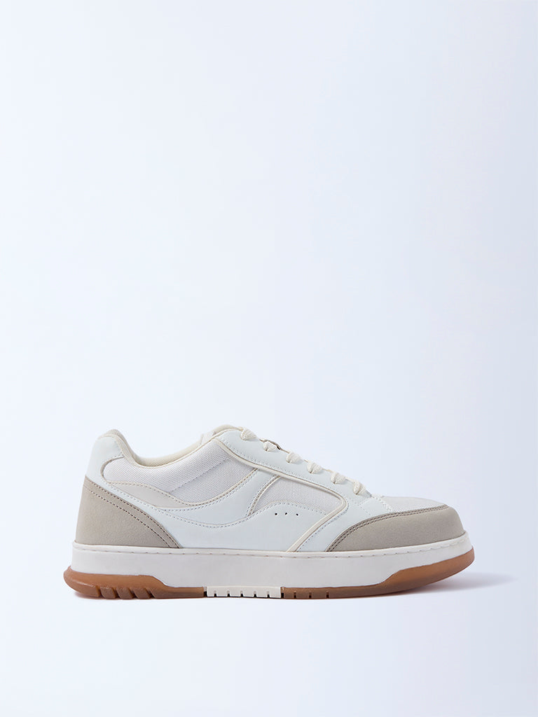 Fast Wear White Mesh DFast Weariled Lace-Up Sneakers