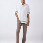Fast Wear Taupe Relaxed-Fit Mid-Rise Jeans