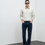 Fast Wear Blue Relaxed-Fit Mid-Rise Jeans