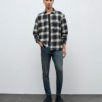 Fast Wear Blue Washed Slim-Fit Mid-Rise Jeans