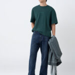 Fast Wear Dark Blue Relaxed-Fit Mid-Rise Jeans