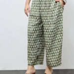 Fast Wear Mint Geometric Printed Pants