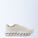 Fast Wear Beige Knit-Textured Jogger Shoes