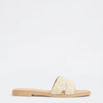 Fast Wear Ivory Embellished Slides