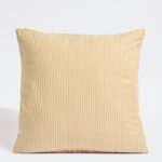 Fast Wear Yellow Striped Cushion Cover