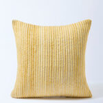Fast Wear Yellow Striped Cushion Cover