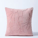 Fast Wear Pink Floral Detailed Cushion Cover