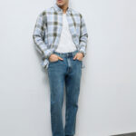 Fast Wear Blue Faded Relaxed-Fit Mid-Rise Jeans