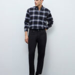 Fast Wear Black Slim-Fit Mid-Rise Jeans