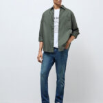 Fast Wear Blue Faded Hendrix Slim-Fit Mid-Rise Denim Jeans