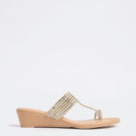 Fast Wear Gold Braided Kolhapuri Sandals