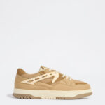 Fast Wear Brown Mesh-DFast Weariled Lace-Up Sneakers