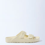 Fast Wear Yellow Dual-Strap Slip-On Sandals