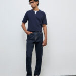 Fast Wear Dark Blue Relaxed Fit Mid-Rise Jeans