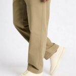 Fast Wear Ivory Perforated Lace-Up Sneakers