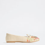 Fast Wear Multicolor Floral-Embroidered Loafers
