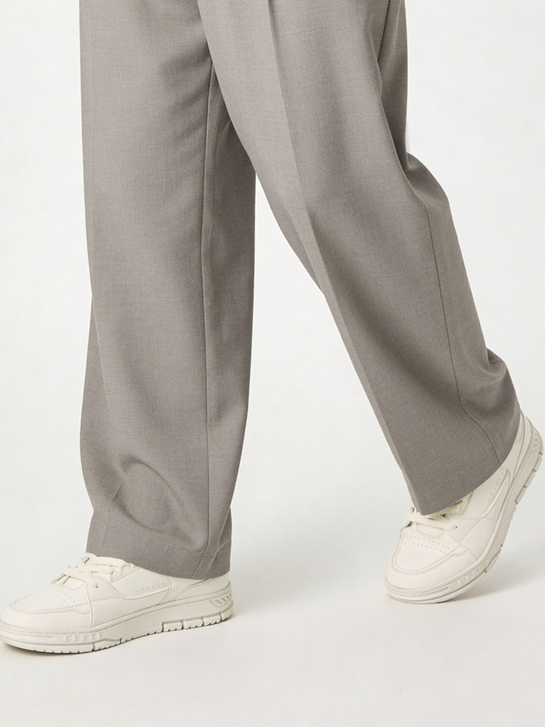 Fast Wear White Perforated Lace-Up Sneakers