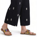 Fast Wear Multicolor Floral-Embroidered Kolhapuri Sandals