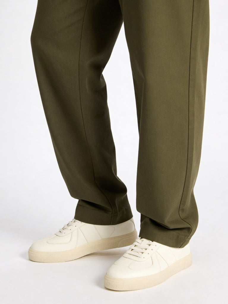 Fast Wear White Lace-Up Sneakers