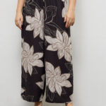 Fast Wear Black Floral Printed Palazzos