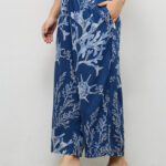 Fast Wear Indigo Sealife Printed Palazzos