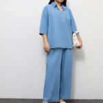 Fast Wear Blue High-Rise Denim Jeggings