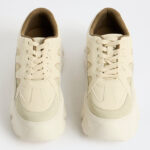 Fast Wear Off-White Lace-Up Chunky Sneakers